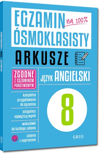 Egzamin ósmoklasisty na 100% arkusze Język angielski 2024-2026
