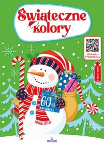 Świąteczne kolory (kolorowanka + naklejki)