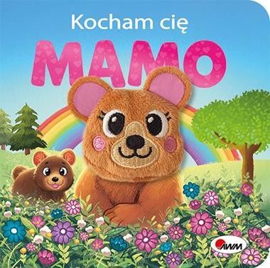 Kocham Cię Mamo (książka sensoryczna) książka z pacynką