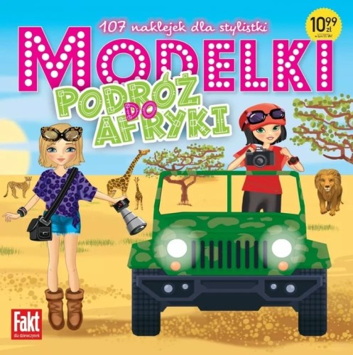 MODELKI. Podróż do Afryki (107 naklejek dla stylistki)