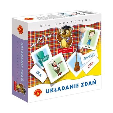 Układanie zdań- gra logopedyczna