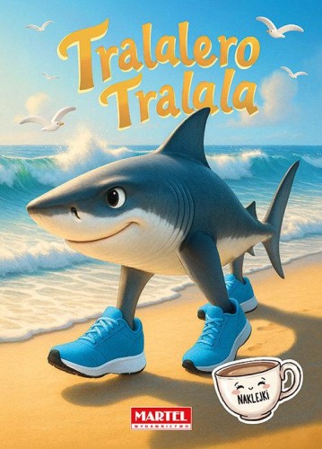 Kolorowanka z naklejkami. Tralalero Tralala