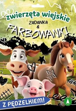 Zwierzęta leśne. Zadanka i farbowanki
