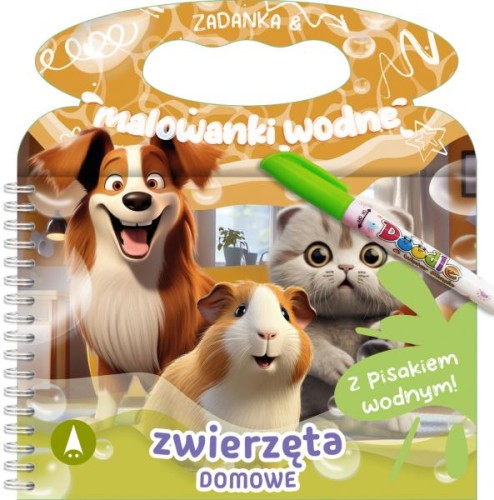 Zwierzęta domowe. Zadanka i malowanki wodne [Zapowiedź 2026]