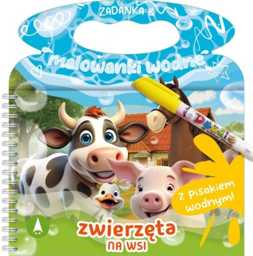 Zwierzęta na wsi. Zadanka i malowanki wodne [Zapowiedź 2026]