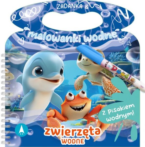 Zwierzęta wodne. Zadanka i malowanki wodne [Zapowiedź 2026]