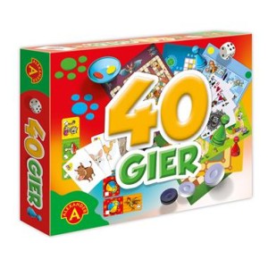 Gry rodzinne - zestaw 40 gier
