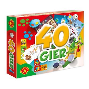 Gry rodzinne - zestaw 40 gier