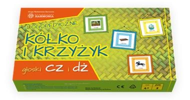 Gra - Logopedyczne kółko i krzyżyk (głoski cz i dż)