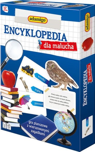 Encyklopedia dla malucha (gra planszowa z wierszowanymi zagadkami)