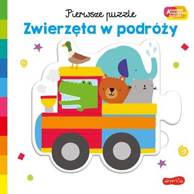 Akademia mądrego dziecka. Pierwsze puzzle. Zwierzęta w podróży