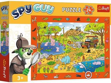 Puzzle 24 Obserwacyjne - Spy Guy Safari