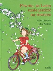 Pewnie, że Lotta umie jeździć na rowerze