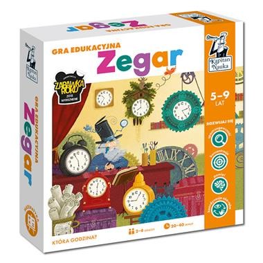 Kapitan Nauka. Gra edukacyjna. Zegar
