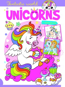Fantastic world Unicorns z naklejkami