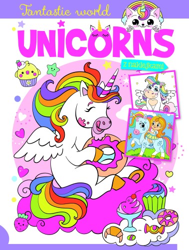 Fantastic world Unicorns z naklejkami