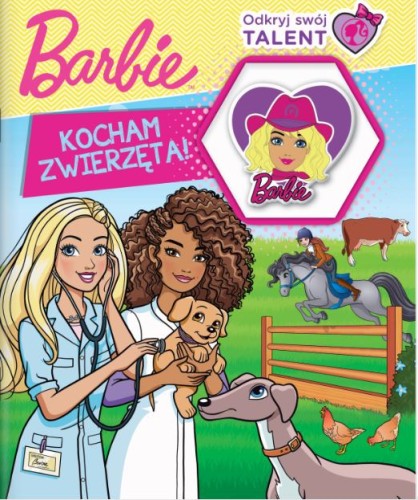Barbie. Odkryj swój talent. Kocham zwierzęta! (+ medal)