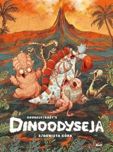 Dinoodyseja (tom 2) Ognista góra