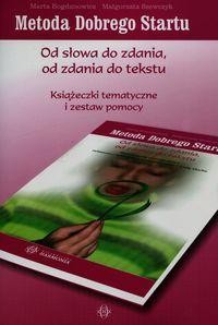 Metoda Dobrego Startu Od słowa do zdania od zdania do tekstu. Książeczki tematyczne i zestaw pomocy