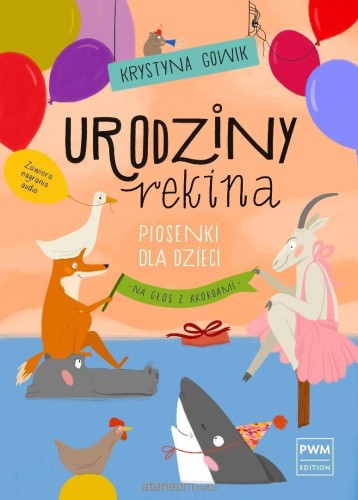 Urodziny rekina. Piosenki dla dzieci na głos z akordami