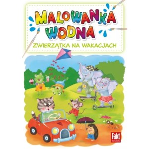 Malowanka wodna. Zwierzątka na wakacjach