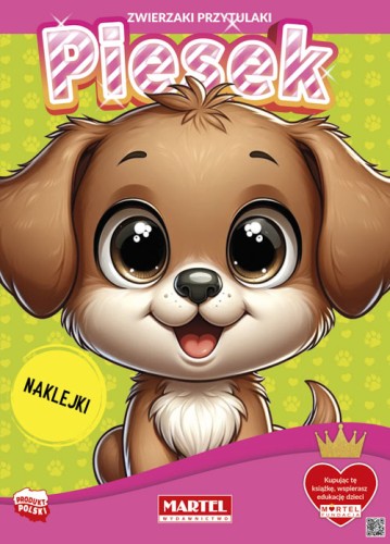Zwierzaki przytulaki. Piesek (+ naklejki)