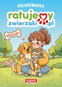 Kolorowanka z naklejkami. RatujemyZwierzaki.pl