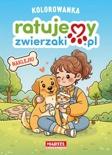 Kolorowanka z naklejkami. RatujemyZwierzaki.pl