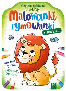 Czytam sylabami i koloruję. Malowanki rymowanki z lewkiem
