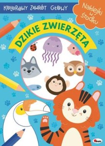 Kolorowy zawrót głowy dzikie zwierzęta