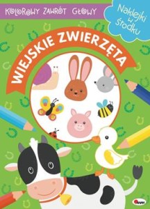 Kolorowy zawrót głowy wiejskie zwierzęta