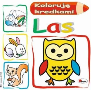 Koloruję kredkami las