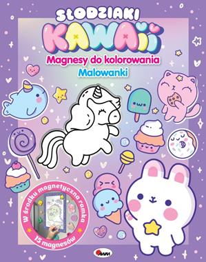 Magnesy do kolorowania słodziaki kawaii