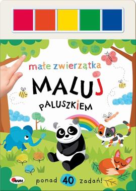 Maluj paluszkiem małe zwierzątka