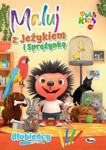 Maluj z jeżykiem i sprężynką ulubieńcy