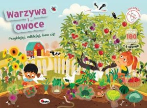 Przyklejaj odklejaj baw się! Warzywa i owoce