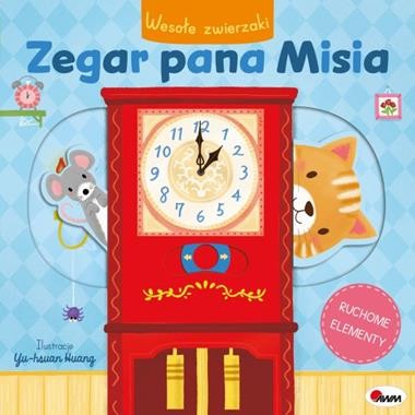 Wesołe zwierzaki zegar pana misia