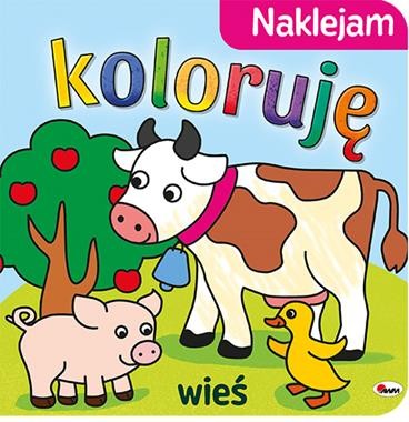 Naklejam koloruję Wieś
