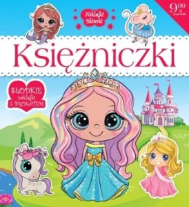 Naklejki iskierki. Księżniczki (słodkie naklejki z brokatem)
