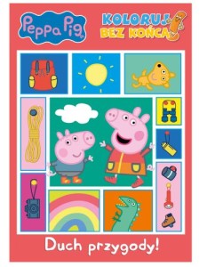 Peppa Pig. Koloruj bez końca! Duch przygody!