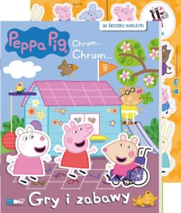 Peppa Pig. Chrum... Chrum... Gry i zabawy (w środku naklejki).