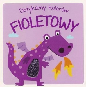 Dotykamy kolorów Fioletowy (książka sensoryczna)