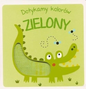 Dotykamy kolorów Zielony (książka sensoryczna)