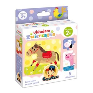 CzuCzu Puzzle 5w1 Układam zwierzątka 20 elementów
