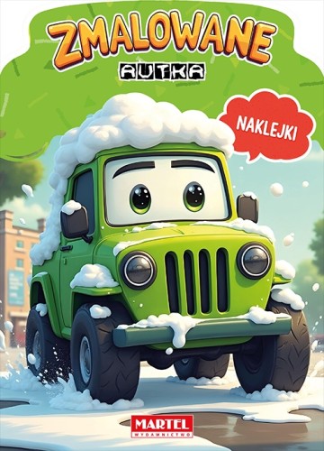 Zmalowane autka (z naklejkami)