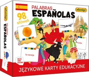 Palabras Espanolas językowe karty edukacyjne
