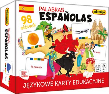 Palabras Espanolas językowe karty edukacyjne