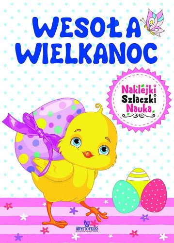 Wesoła Wielkanoc (kolorowanka + 42 naklejki)
