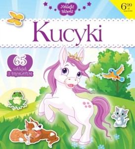 Naklejki iskierki. Kucyki (65 naklejek z brokatem)