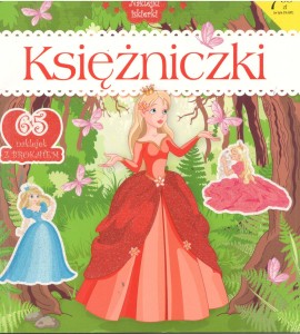 Naklejki iskierki. Księżniczki (65 naklejek z brokatem)